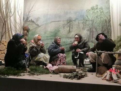 Зәй үзешчәннәре Бөек Ватан сугышында Җиңүнең 80 еллыгына багышланган спектакль күрсәтте